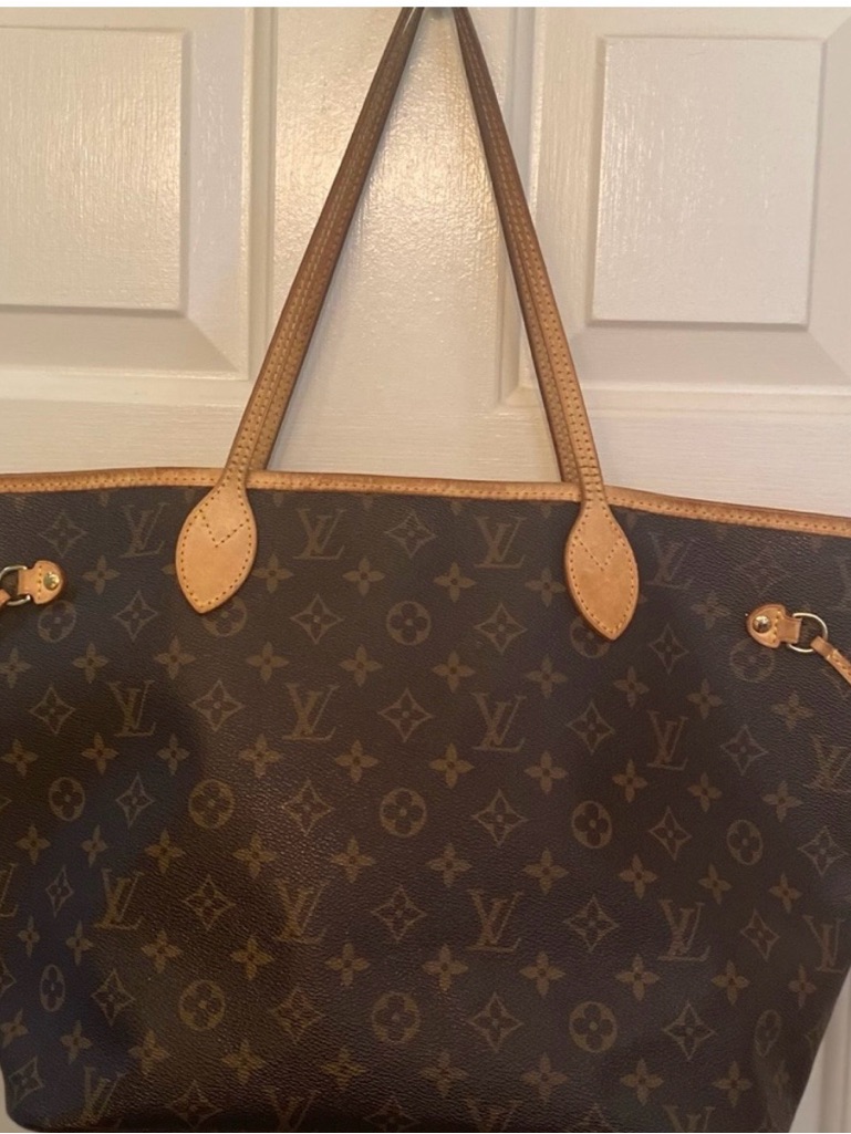 Louis Vuitton Monogram Never Full Tote With Vachetta Trim